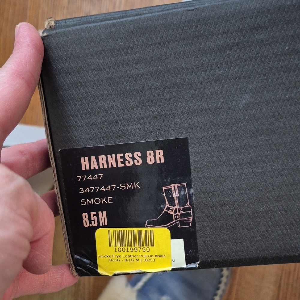 Frye Brown Leather Harness Combat Boots - Picture 10 of 10